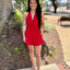 Backless Bow Romper