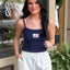 American Flag Tank- Navy