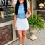 Eyelet Mini Skort