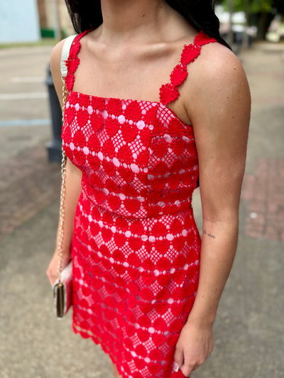 Amalfi Lace Mini Dress