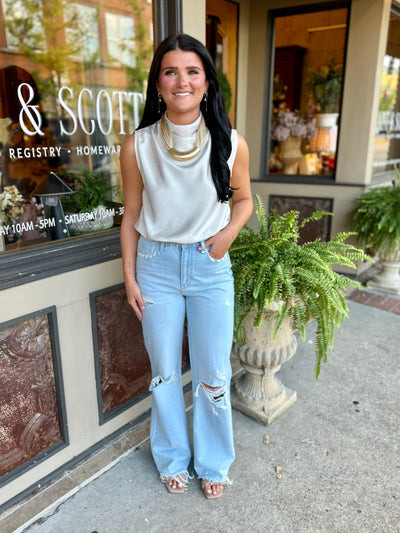 Delaney Top- Cream