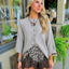 Zebra + Lace Shorts