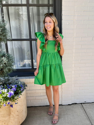 Lucky Charm Dress- Green