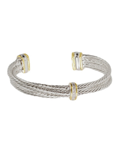 3 Cable Crossover Bracelet