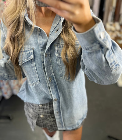 Denim Shacket