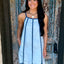 Millie Mini Dress- Blue