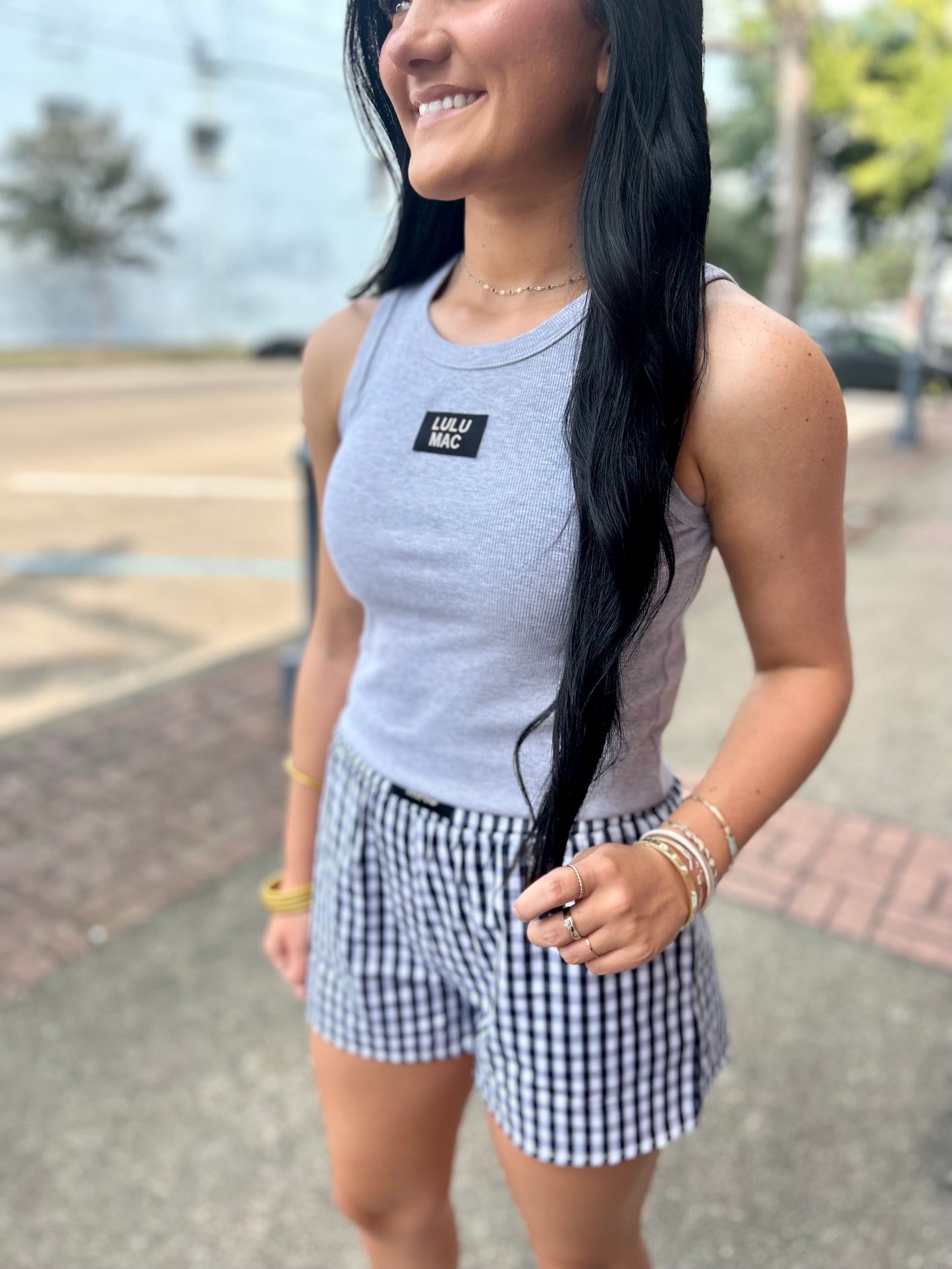 Lulu Mac DD Tank- Grey
