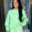 Sweat Shorts- Lime Green