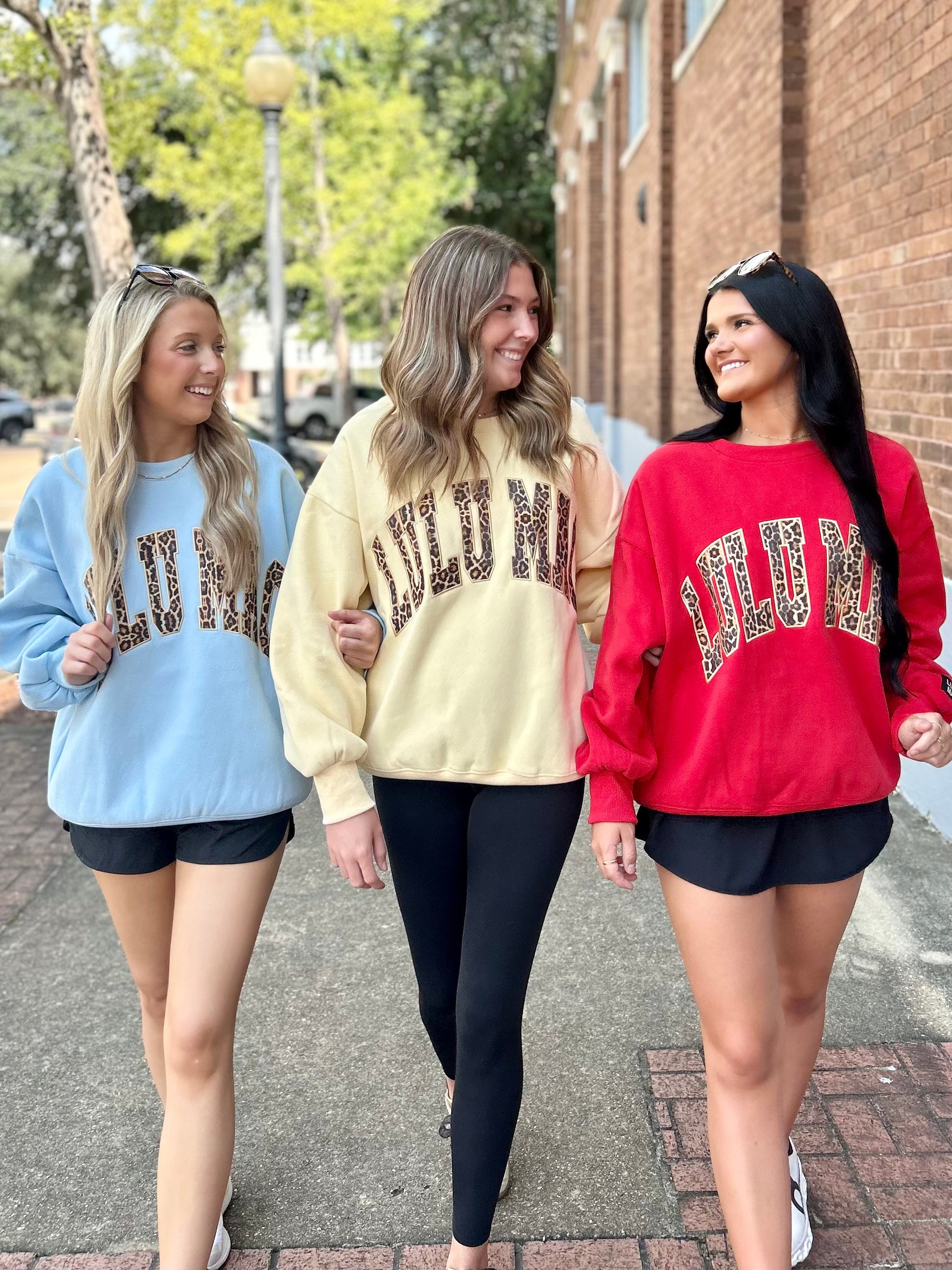 Lulu Mac Sweatshirt- Red