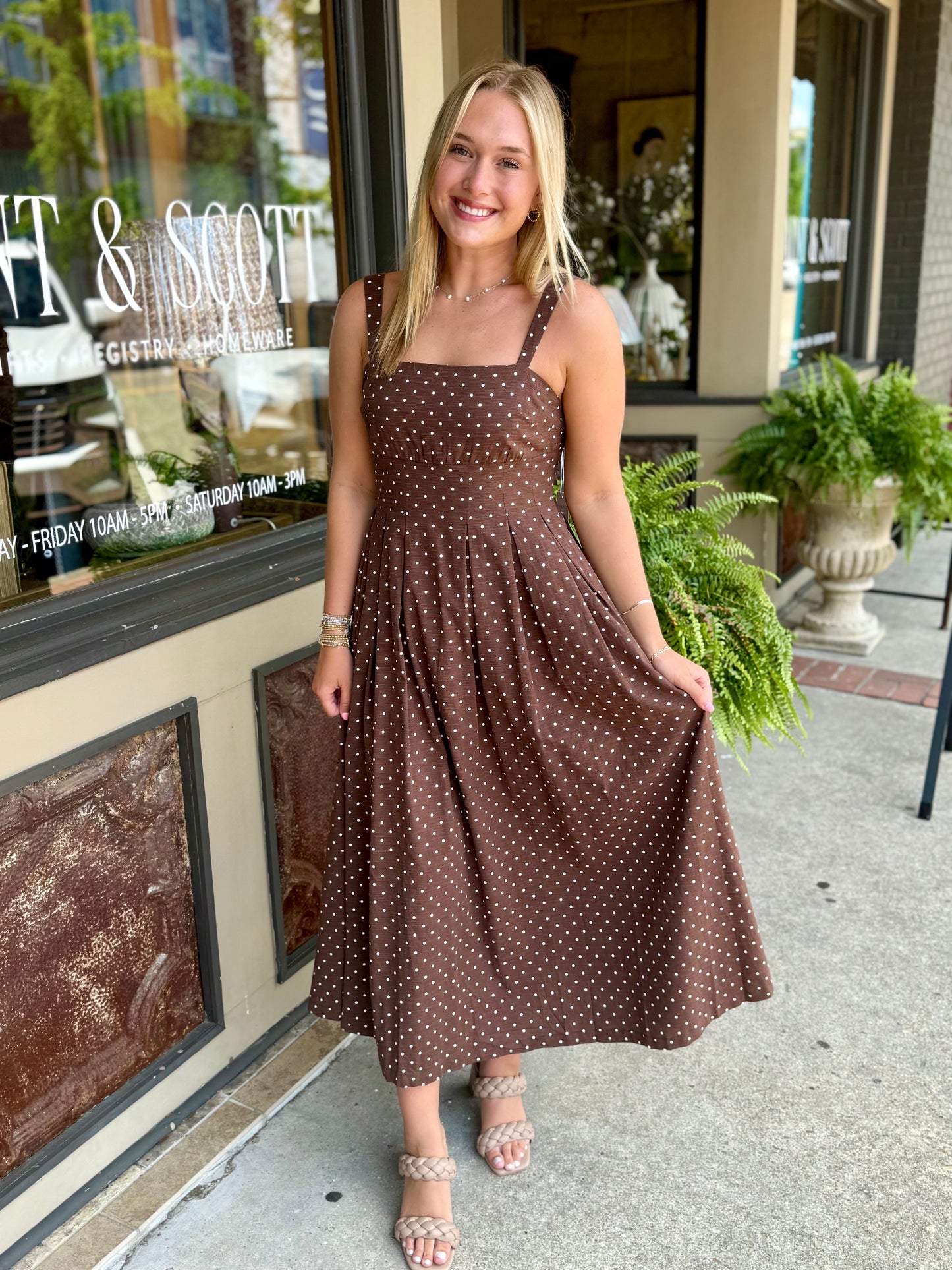 Coffee Date Midi Dress