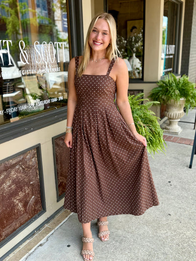 Coffee Date Midi Dress