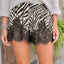 Zebra + Lace Shorts
