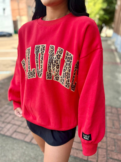 Lulu Mac Sweatshirt- Red
