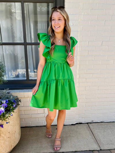 Lucky Charm Dress- Green