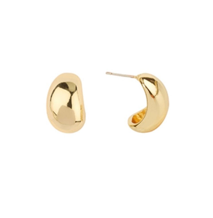 Oval Half Hoops