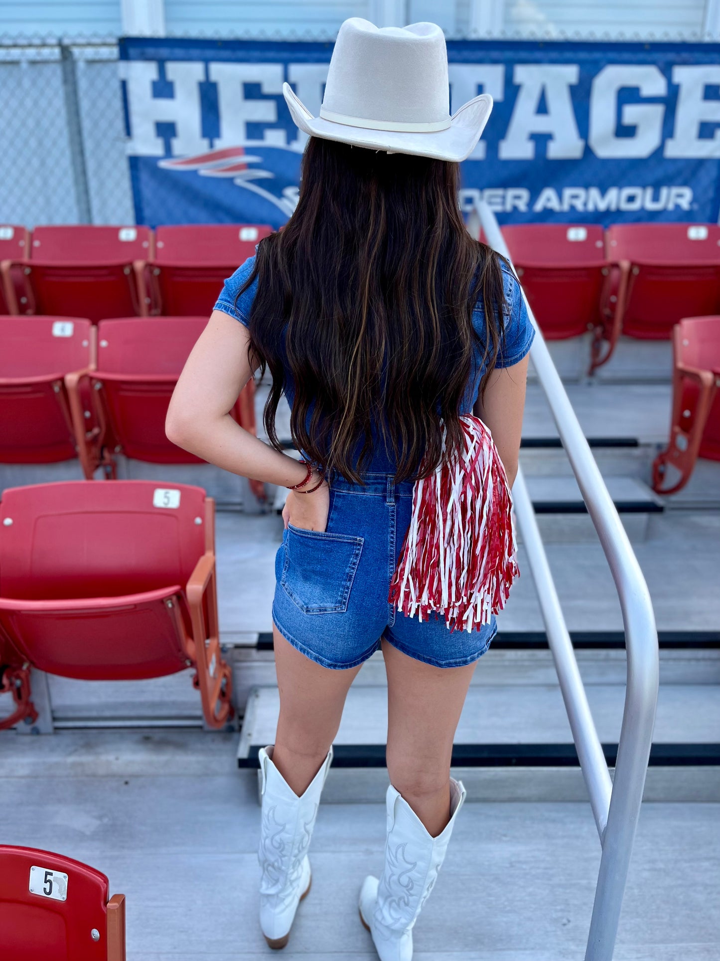 Delaney Denim Romper