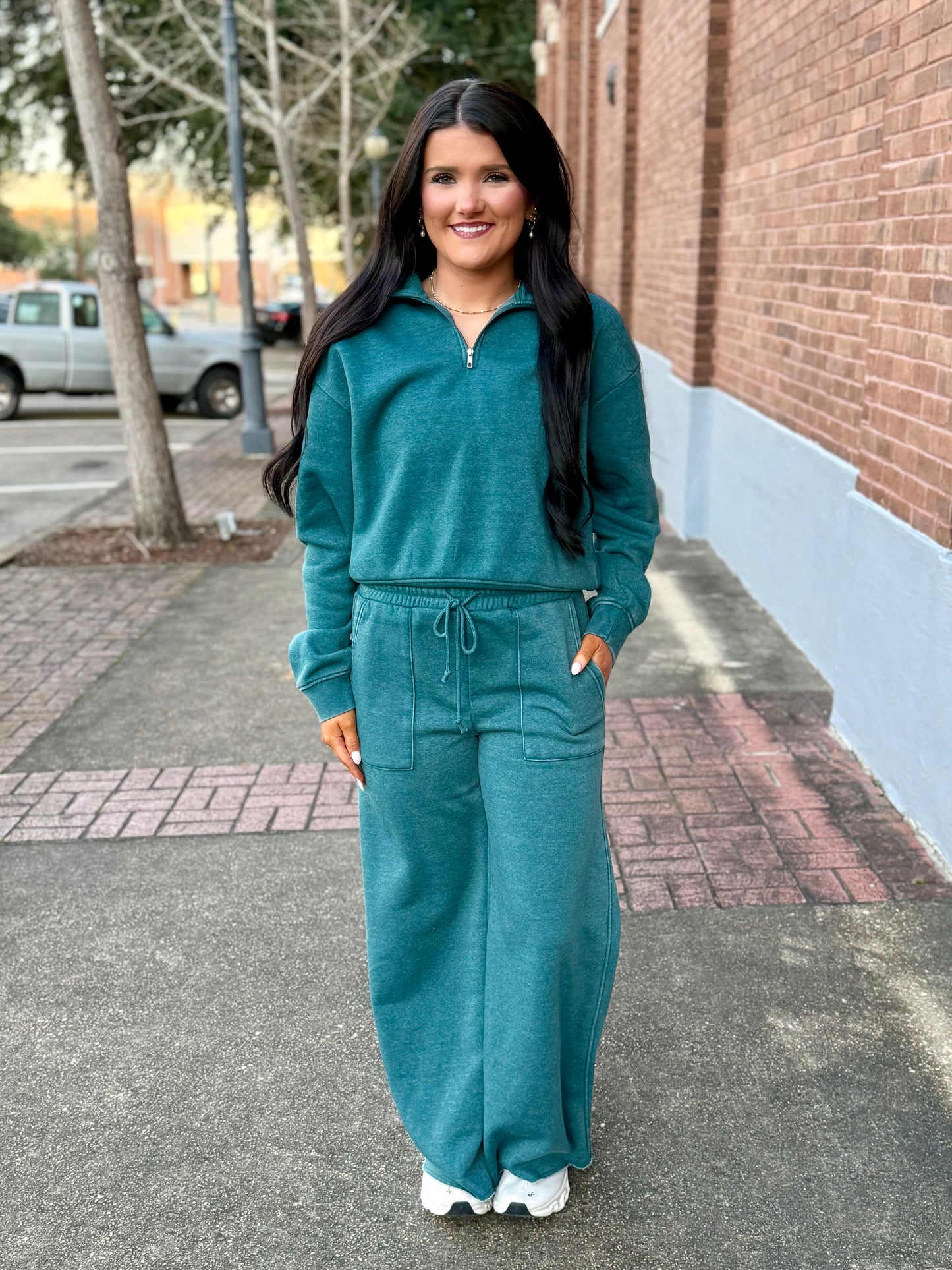 Tyler Pullover- Dark Teal