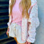 Crossover Top- Pink