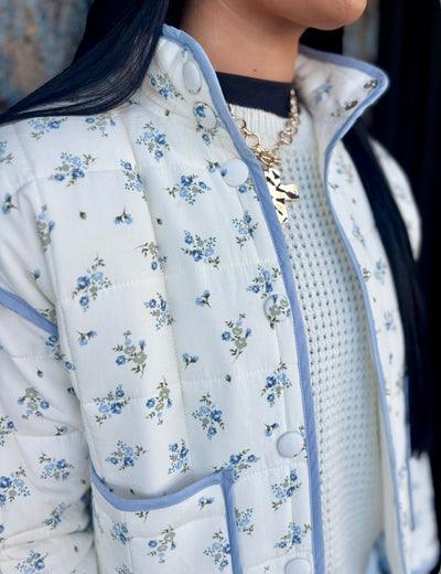 Floral Jacket- White
