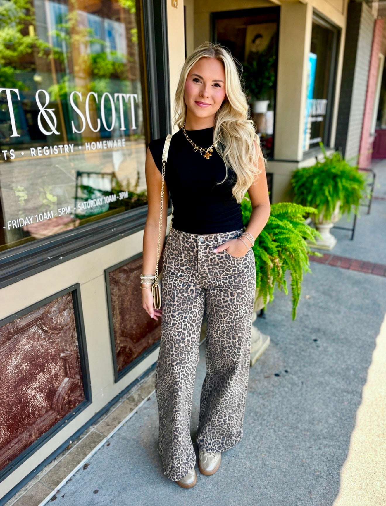 Lola Leopard Jeans