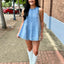Livvy Denim Set- Light Wash