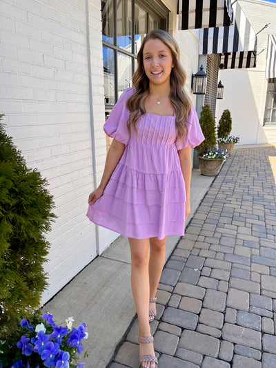 Isn't She Lovely Dress- Lavender