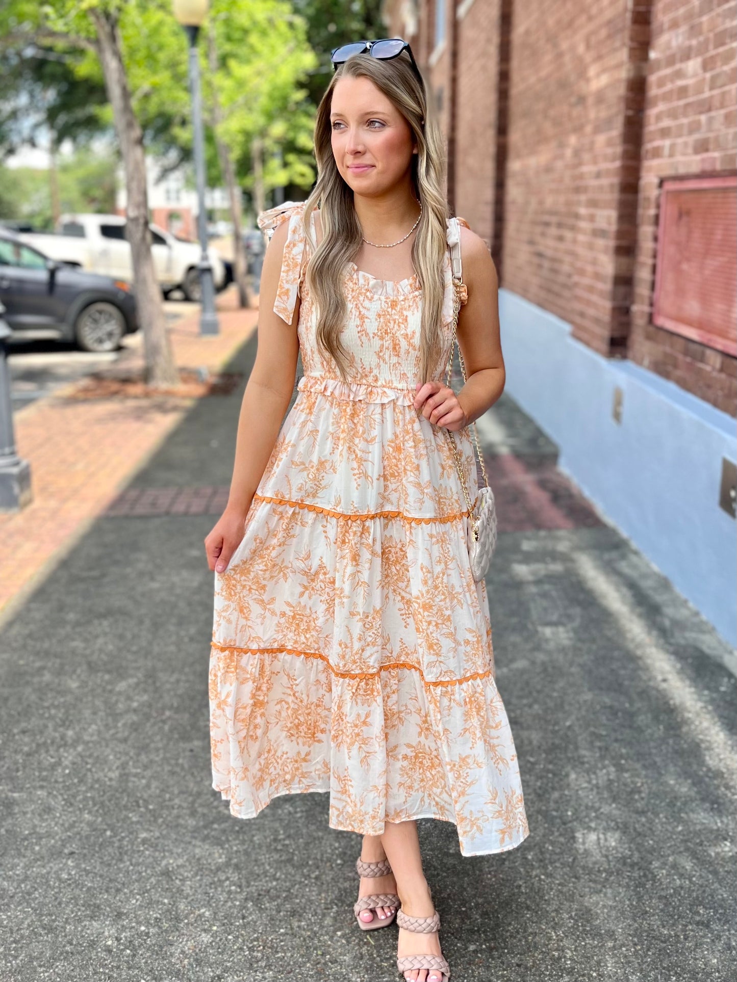 Cadi Midi Dress- Citrus