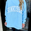 Sunkissed Mock Neck- Aqua