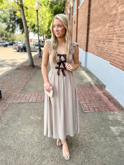 Gingham Bow Dress