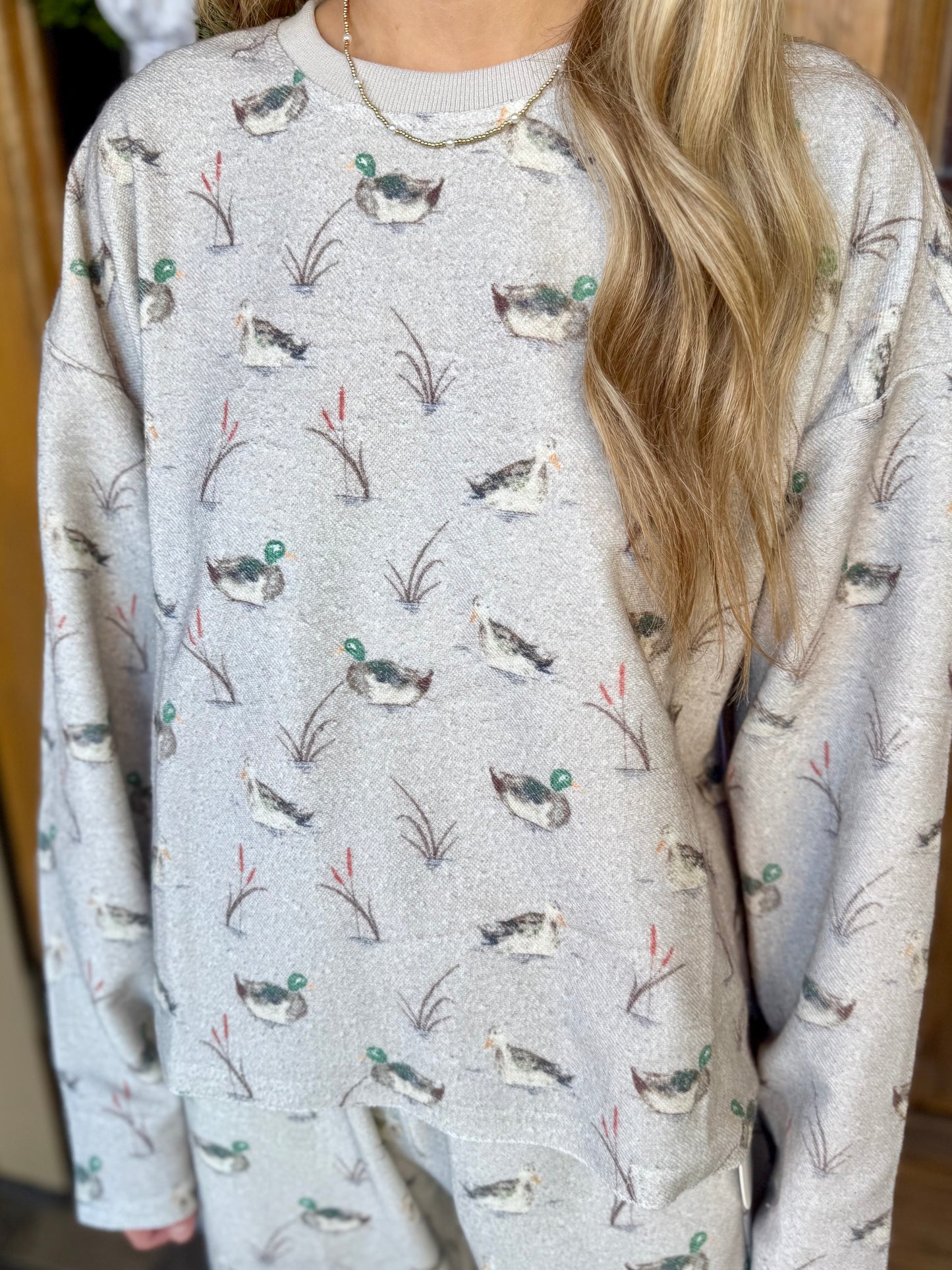 Lucky Duck Crewneck Sweatshirt