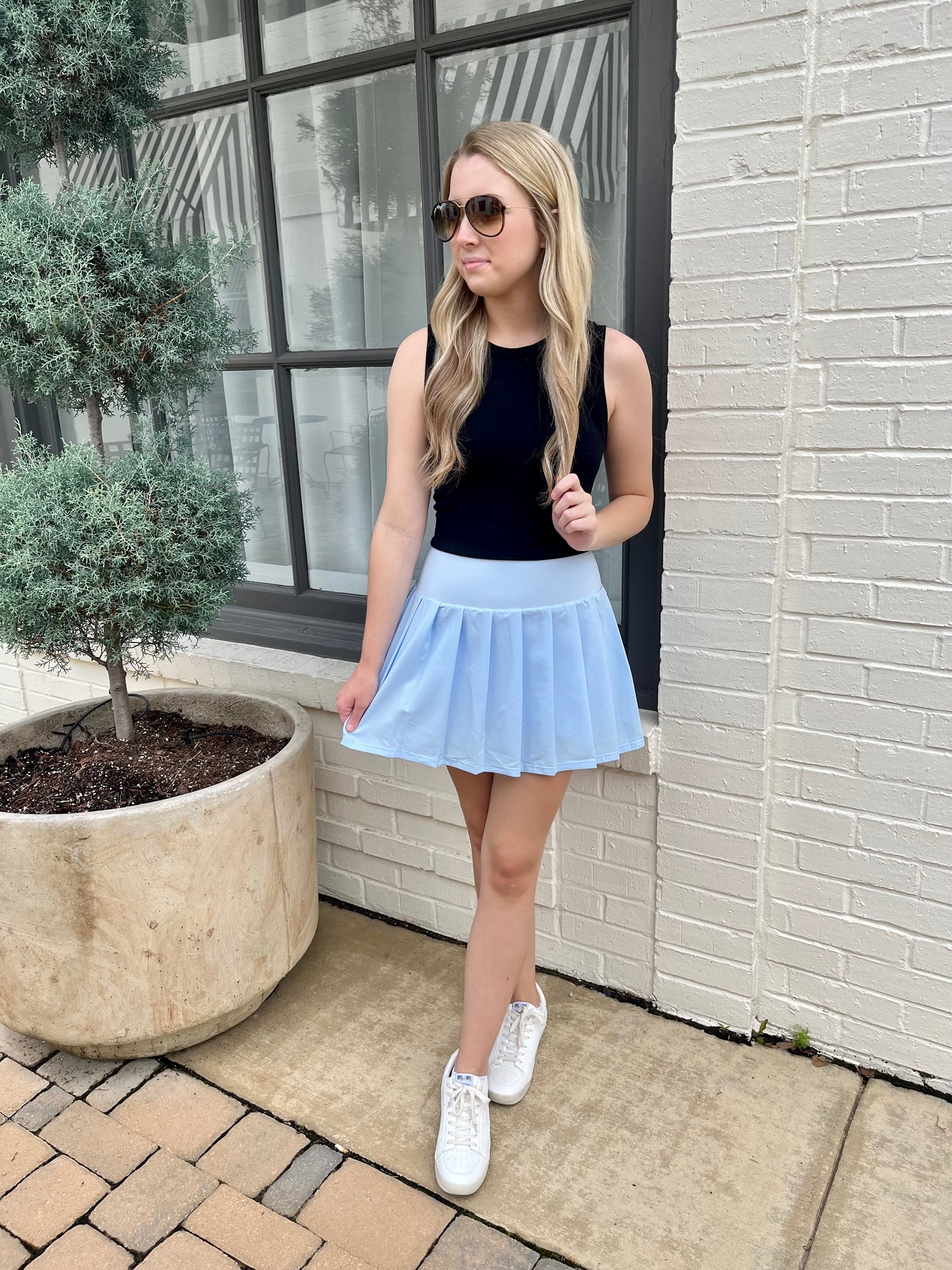 Pleated Tennis Skorts- 3 Colors