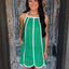 Millie Mini Dress- Green