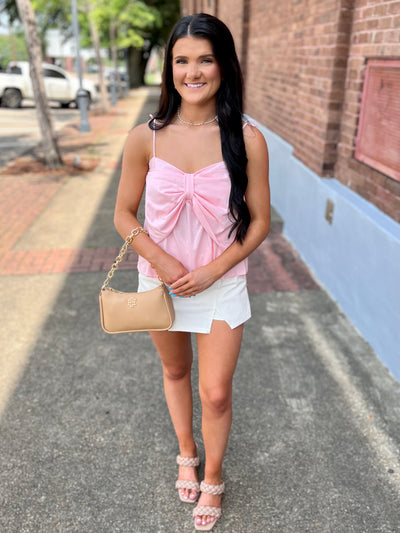 Bow Tank- Pink