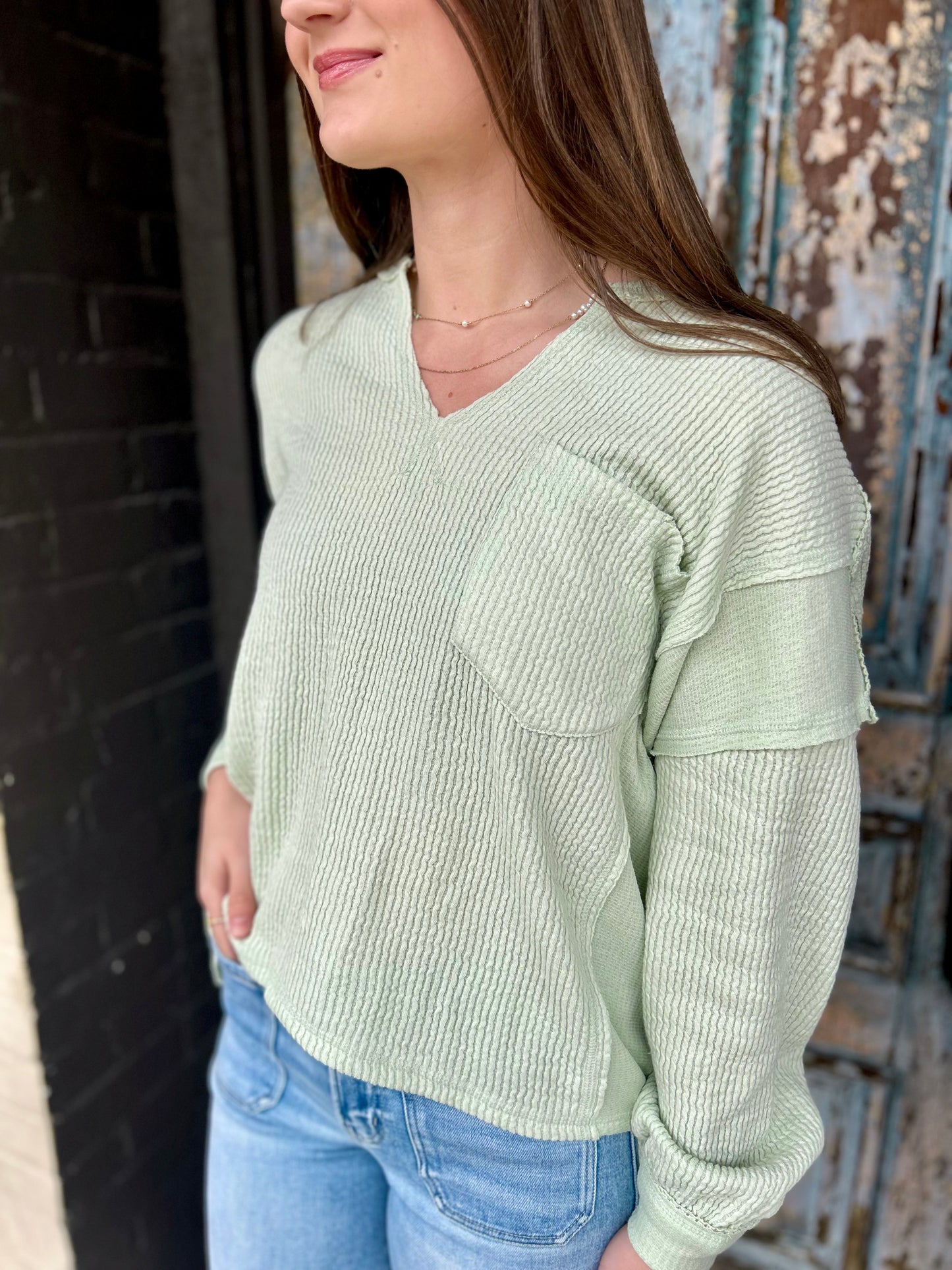 Ribbed Long Sleeve- 4 COLORS
