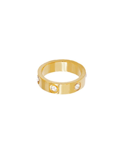 Studded Closed Ring