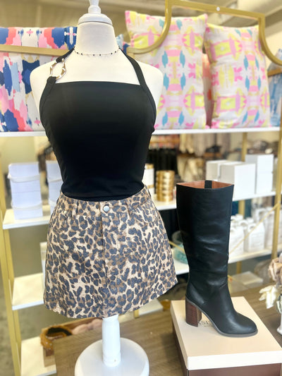 Leopard Luxe Skirt