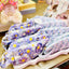 Quilted Cosmetic Pouch- Bouquet Purple