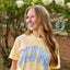 Lulu Mac Tee- Butter/Baby Blue