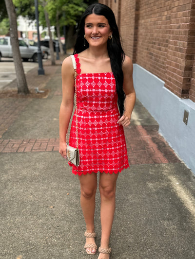Amalfi Lace Mini Dress