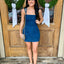 First Impression Romper- Denim