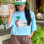 Mallard Oversized Tee- Baby Blue