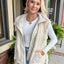 Sherpa Vest- Cream