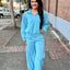 Tyler Drawstring Sweatpants- Blue