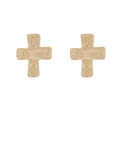 Cross Stud Earrings