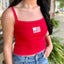 American Flag Tank- Red