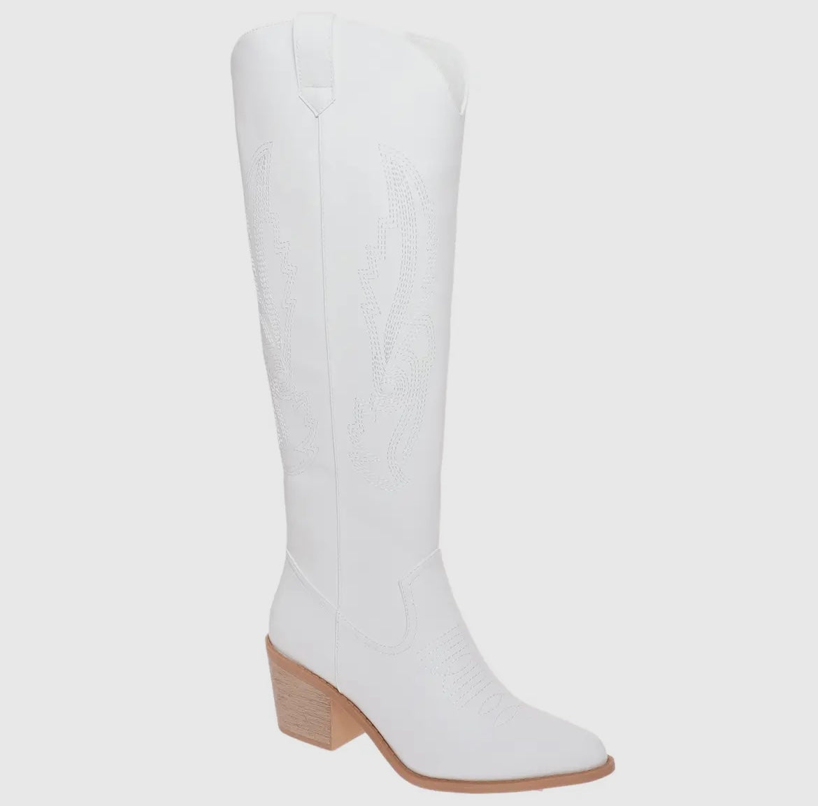 Knee High Boots- White