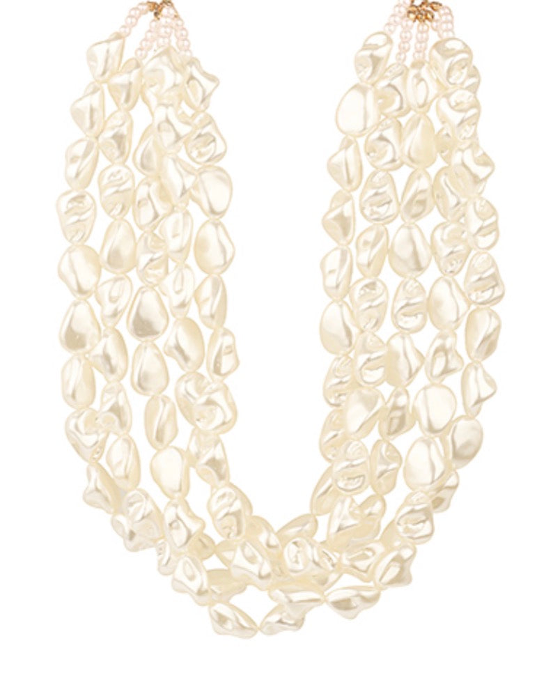 Baroque Pearl Layered Necklace