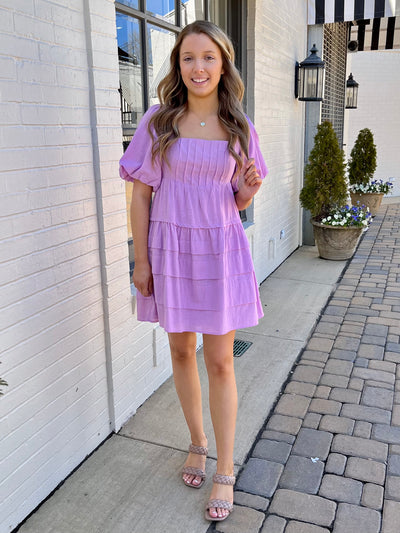 Isn't She Lovely Dress- Lavender