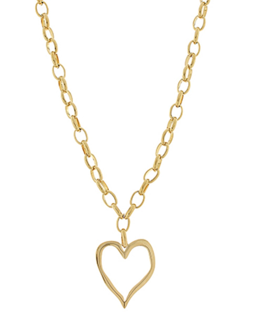 Open Heart Necklace