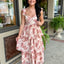 Maple Lane Midi Dress- Rose